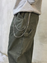 トゥウェル カーペンター カーブド デニムパンツ 3C