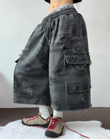DAMAGE VINTAGE MILITARY BERMUDA PANTS 🖤🩶💚🤎20L0R