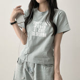 アイリーンレタリング半袖Tシャツ