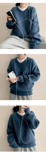 Lily Daily Reglan V-Knit