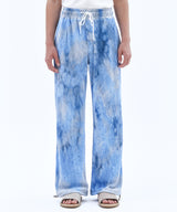 Unisex タイダイプリーツストリングパンツ_Blue