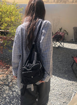 ホーテ パッチ ストリング カット ワイドパンツ