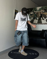RT Fame Lettering Short Sleeve White