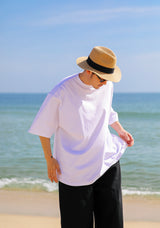 1M BOX FIT HALF TEE