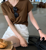 レナシルケットショートスリーブTシャツ / 8カラー