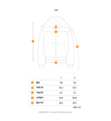 LAYERED STRING HOODIE ZIP-UP [BROWN]
