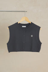 [MADE] Navy Crop Vest FREE