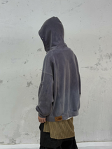 RELABEL ('LABEL) ヘビーデューティーガーディエントハイネッククレセントポケットニンジャジップフーディー