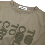 トゥークールオーバーフィットダストカーキ半袖Tシャツ