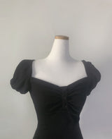 Rudica Puff Frill Top (black)