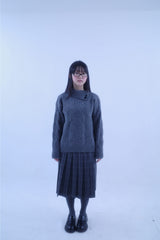 Jiyu High Neck Twist Knit (2color)