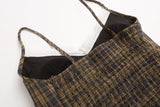 Tavi Classic Check Crop Top