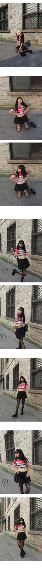 BALLON MINI SKIRT (BLACK)