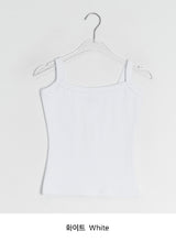 ムア カラー リブ ノースリーブ