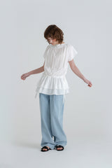 Sally string blouse_white