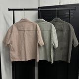 [S/S] Crop pocket check shirts(3color)
