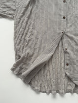 Block Stripe Loose Fit Shirt