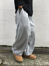 キャンプ ユニセックス ワイドフリースパンツ 3C