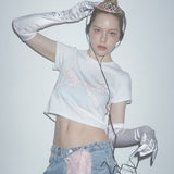 SW'S RIBBON T- SHIRTS - WHITE