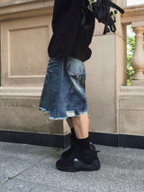 Checka Dirty Oil バミューダデニムパンツ 2C