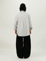 ST Basic Oxford Overfit Stripe Shirts
