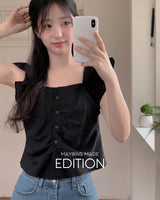 [MADE] Hana Shirring Blouse