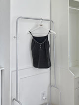 Dot Shirring Sleeveless (3 colors)