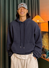 Semi-cropped hoodie 5COLOR