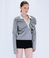 ASYMMETRIC POLO SHIRT