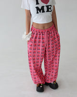 I love lettering jogger pants