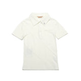 [LINE] Unbalanced Ribbed Polo T-shirt (3c)