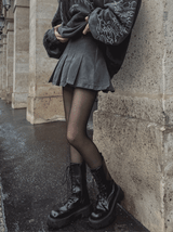 Tia pigment pleats skirt
