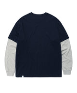 DELIC レイヤード LS TEE ネイビー(CV2FSUT579A)