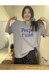 パルフェコットンルーズフィット半袖Tシャツ