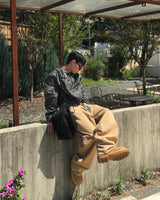 バックバックルワイドスラックス