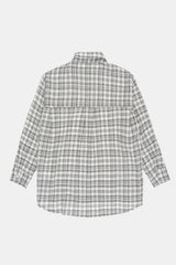 Phaidon over check shirt