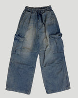 Flip Wide Denim Cargo Pants