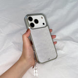 [MADE] [+MagSafe] ヴィンテージレーススマホケース (グラスシルバーバンパー)