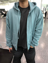 DAMAGE HOOD ZIP-UP