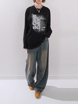 (UNISEX) On Time 長袖Tシャツ