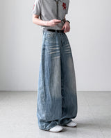 Visor Wrinkle Wide Denim
