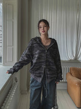 Kokia Camo Two Way Hooded Zip-Up