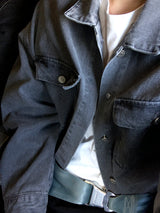 LMN Renee Two Pocket Oversized Denim Jacket (5 colors)