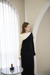 Cut-Out Knit T-shirt