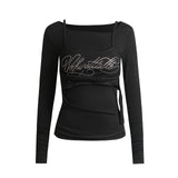 Sienna Crystal Wrap Tee