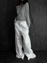 shine studded cotton pants (2color)