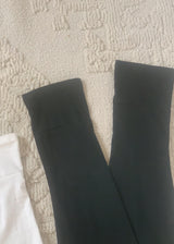 Donna Loose Fit Long Socks (Black)