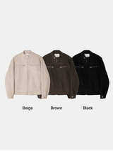 [F/W] ウルフファーバイカージャケット(3color)