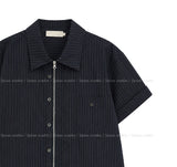 Verno Two-way Zip-up Half Shirt