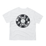 EEERRR Record artwork damage washing T-shirt (White)